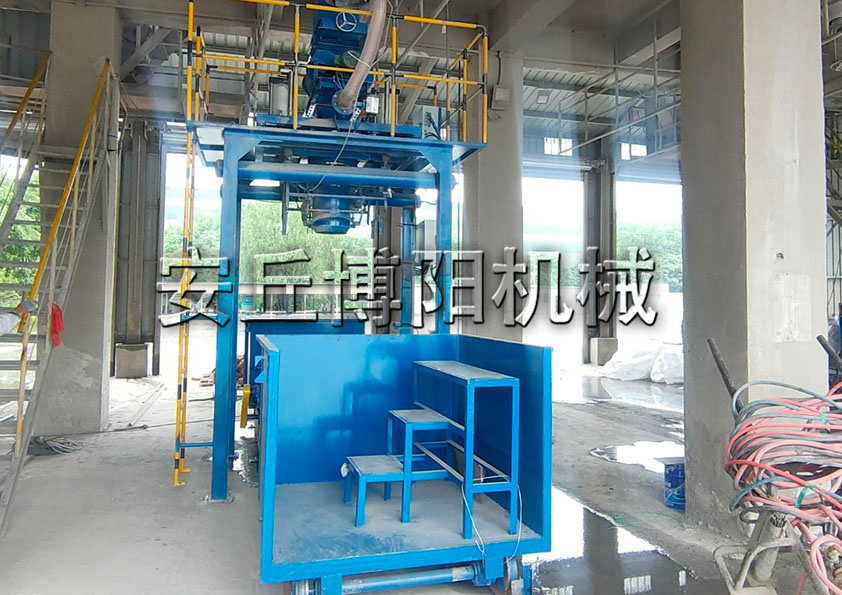 安丘博陽機械石灰石噸袋包裝機工作程序是什么？